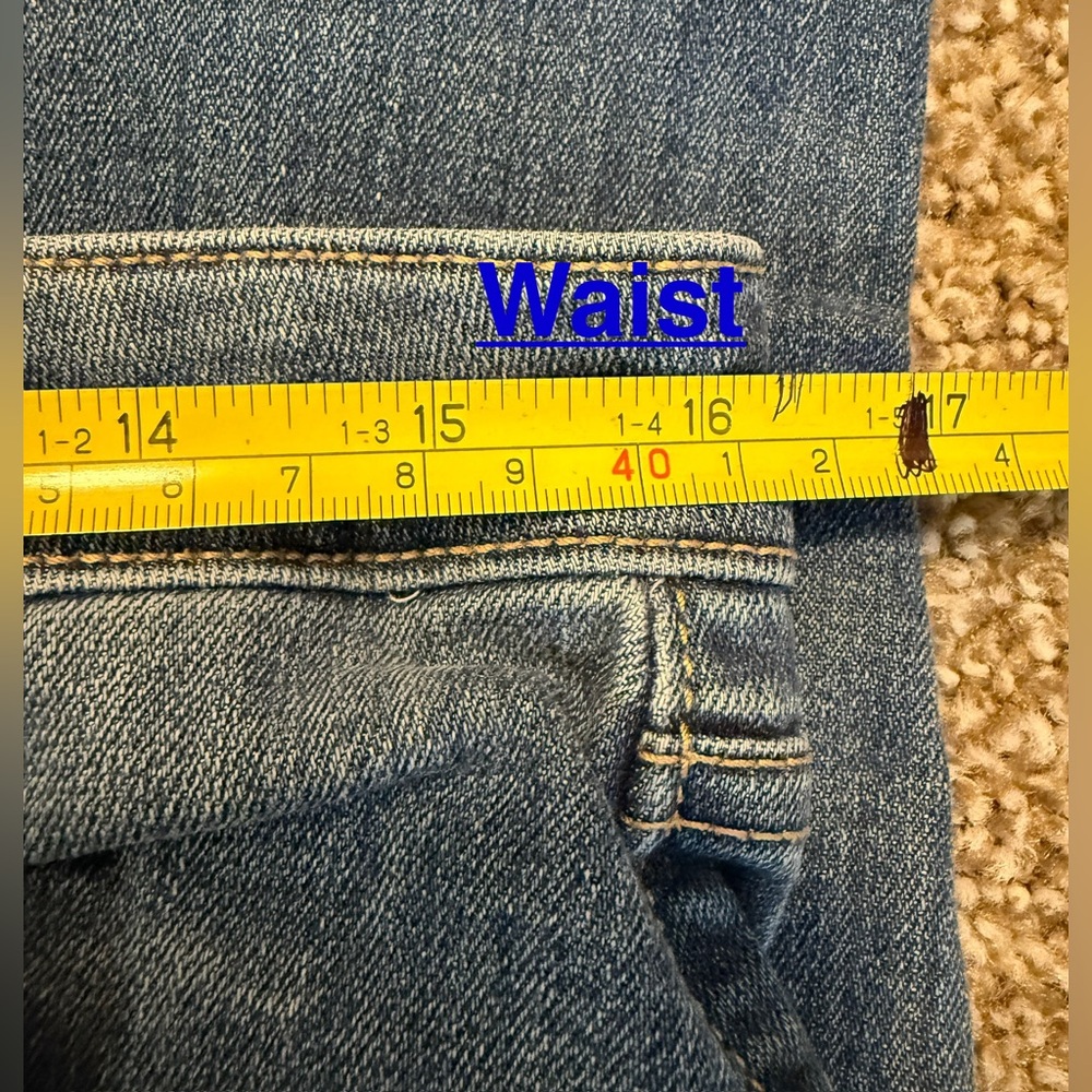 Pants Old Navy The Rockstar blue jeans size 14 regular - Picture 3 of 13